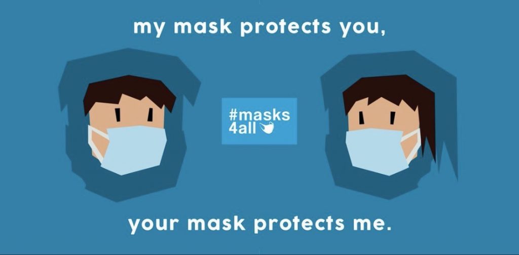 my mask protects you -your mask protects me